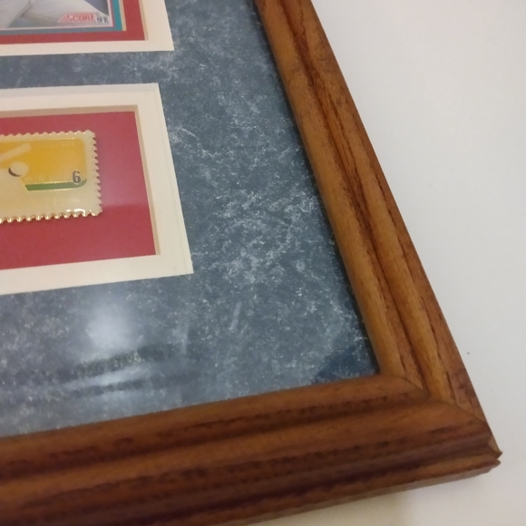 90's Gary Carter Baseball Memorabilia Display Card Frame - Picture 8 of 9